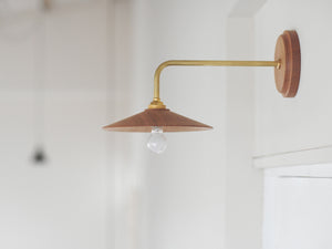 ~入手困難照明(ブラケットライト) 三ッ葉屋家具店~ 1 ウォールランプ<br><font size="2">Mサイズ(ナラ)</font>