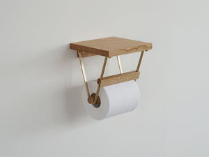 ~入手困難照明(ブラケットライト) 三ッ葉屋家具店~ 5 トイレットペーパーホルダー<br><font size="2">(ナラ)</font>